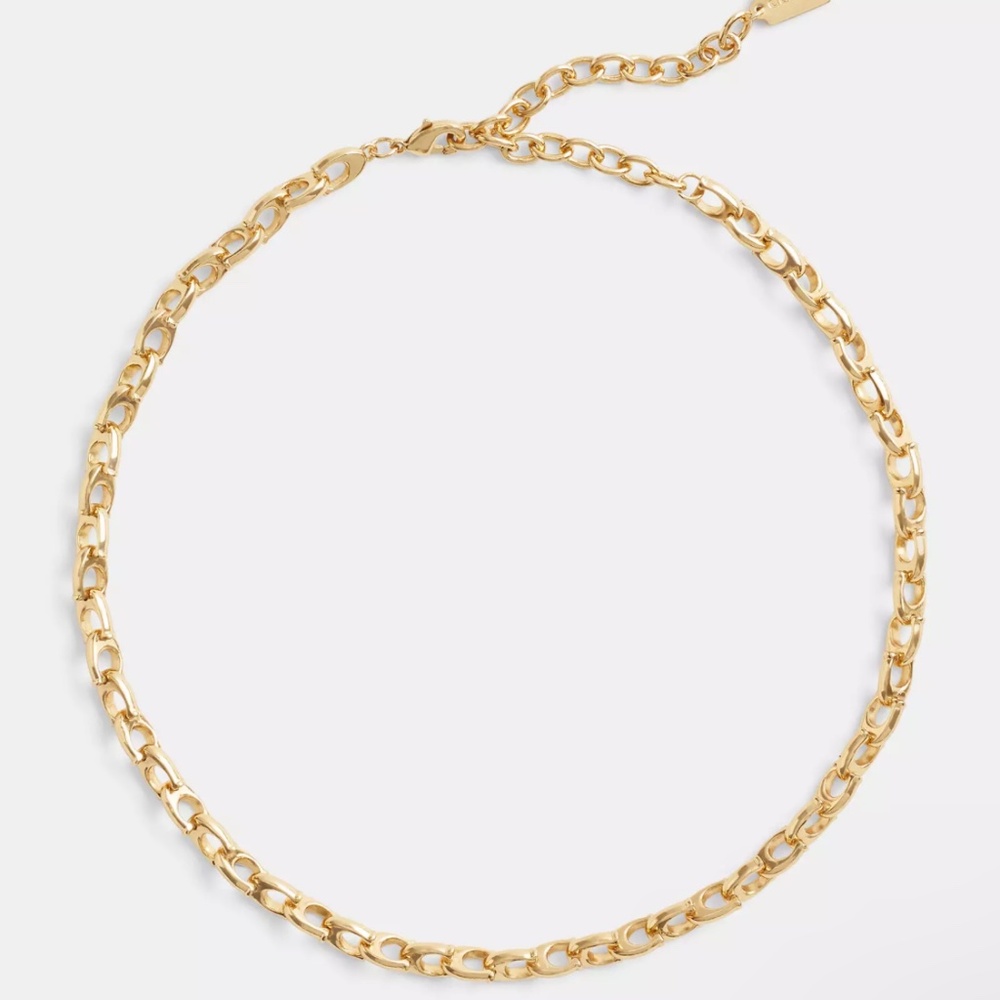 Coach signature necklace